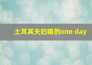 土耳其夫妇唱的one day